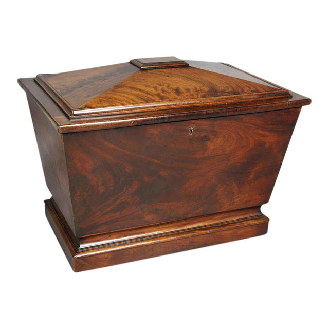 Regency Mahogany Wine Cooler For Sale