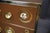 Pair of Luxurious Brown Bedside Tables With Glass & Brass For Sale - Image 6 of 12