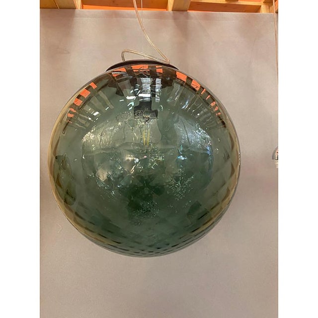 Early 21st Century Murano Style Balloton Fume Color Pendant from Simoeng For Sale - Image 5 of 6