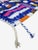 Contemporary Moroccan Rug | Handwoven Berber Wool Rug with Cobalt Field and Bold Patchwork Design This vibrant...