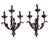 Vintage Baroque Style Three-Light Wall Lamps, 1950s, Set of 2 For Sale - Image 13 of 13