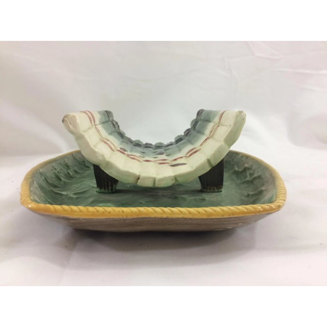 French Country French Choisy Le Roi Asparagus Server For Sale - Image 3 of 7