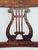 Wood Vintage Tell City Mahogany Harp Back Rush Seat Chair For Sale - Image 7 of 12