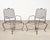 Late 20th Century Set of Four Rose Tarlow Style Twig Iron Garden Dining Armchairs For Sale - Image 5 of 18
