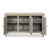 French Louis XVI Buffet in Gray and Gold, 60 Inches For Sale - Image 3 of 12
