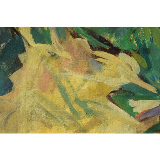 Dietrich Noßky, Landscape Forest, 1967, Oil on Canvas, Framed For Sale - Image 10 of 14