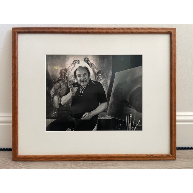 Selling an original, signed painting by noted Chicanx artist Frank Martinez, along with a silver gelatin photo of the...