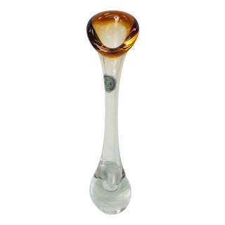 Handmade Crystal Vase from Vallerysthal, 1960 For Sale