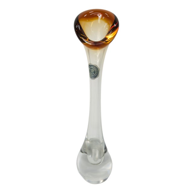 Handmade Crystal Vase from Vallerysthal, 1960 For Sale