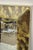 Gold Late 20th Century Decorative Arts Inc. Faux Tortoise Shell Painted Brown & Gold Modern Wall Mirror For Sale - Image 8 of 12