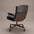 1980s Eames Time Life Executive Chair by Herman Miller in Original Cigar Brown Leather & Brown Coated Frame For Sale - Image 5 of 12