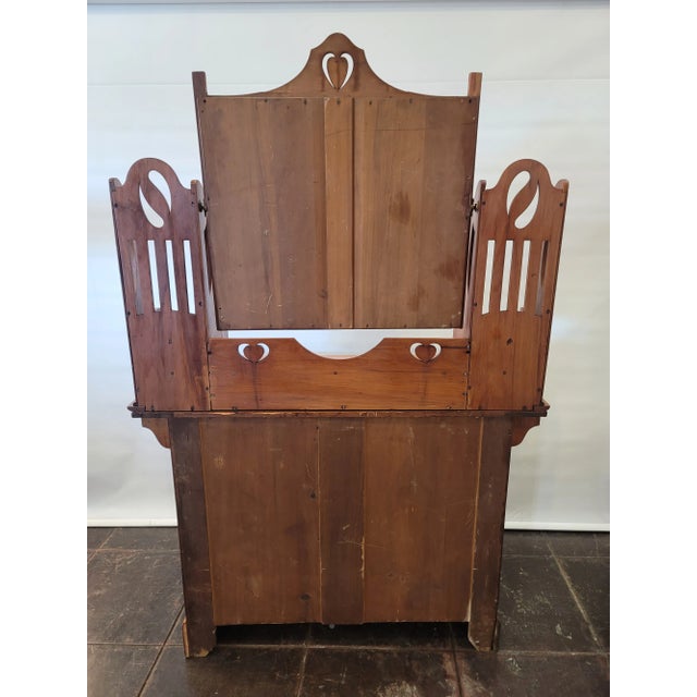 1900 - 1909 1900s Arts & Crafts Dresser By: Shapland & Petter Mission Style For Sale - Image 5 of 10