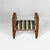 1930s Italian Art Deco Benches in Fabric and Wood, 1930s, Set of 2 For Sale - Image 5 of 18