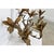 Vintage French Gilded Metal Basket of Flowers Wall Sconce For Sale - Image 9 of 12