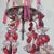 Ruby and Clear Bohemian Crystal Chandelier, 1900s For Sale - Image 3 of 18