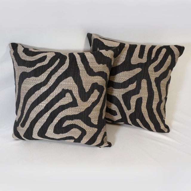 Zebre by Mokum Decorative Pillow (16x16) For Sale - Image 4 of 4