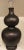 Modern Modern Dark Metal Glaze Pair of Gourd Table Lamps For Sale - Image 3 of 5