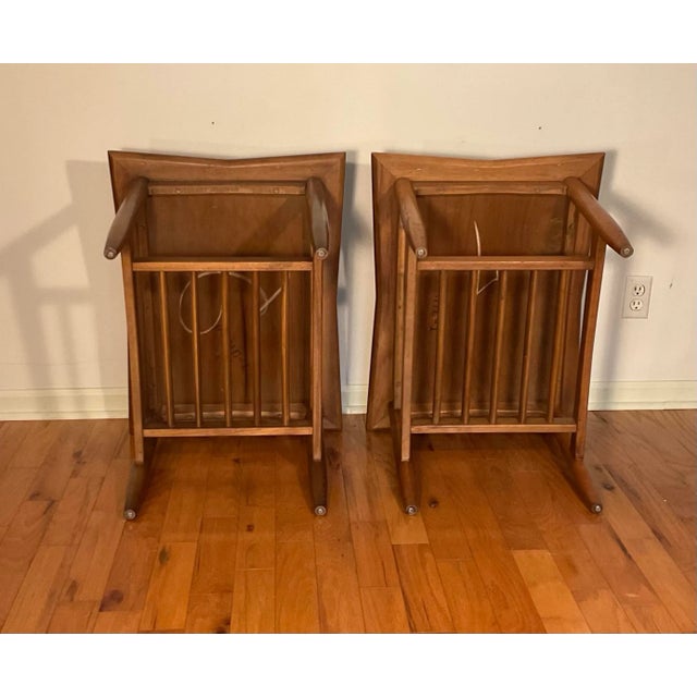 Pair of Mid Century Modern End Tables Attributed to Lubberts & Mulder for Tomlinson, Circa 1960s For Sale - Image 9 of 12