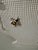 Darling textured silhouette vase that resembles a bee on a screen door . Hidden vase pocket for flowers, or use styled in...
