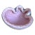 Vintage Pink Murano Barovier Bubble Catchall For Sale