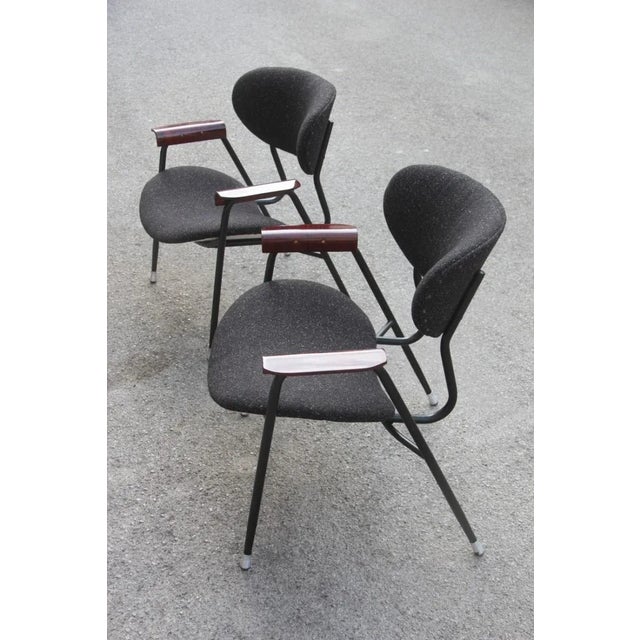 Mid-Century Modern Set of Mid-Century Armchairs by Gastone Rinaldi for RIMA Design, 1950s For Sale - Image 3 of 11