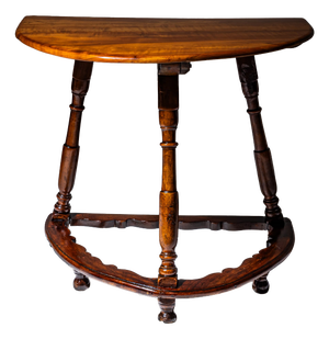 Baroque Demi-Lune Console Table, 1700s