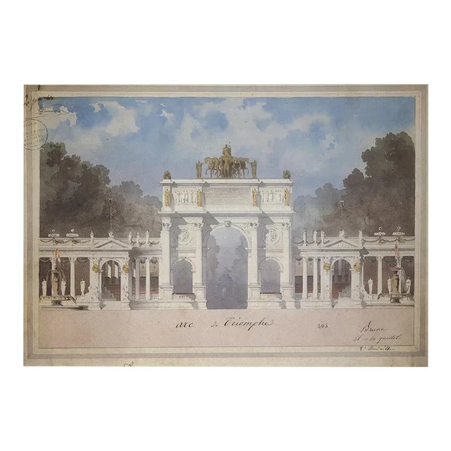 EMMANUEL BRUNE Arc de Triomphe, 1989 For Sale