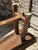 Rustic Oak Farmhouse Bench, 1950s For Sale - Image 15 of 18
