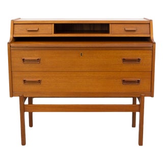 Danish Teak Bureau by Arne Wahl Iversen for Vinde Mobelfabrik, 1960s For Sale
