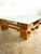 Italian Mid Century Modern Glass Top Coffee Table. 35.5w 35.5d 12tall. Removable glass.