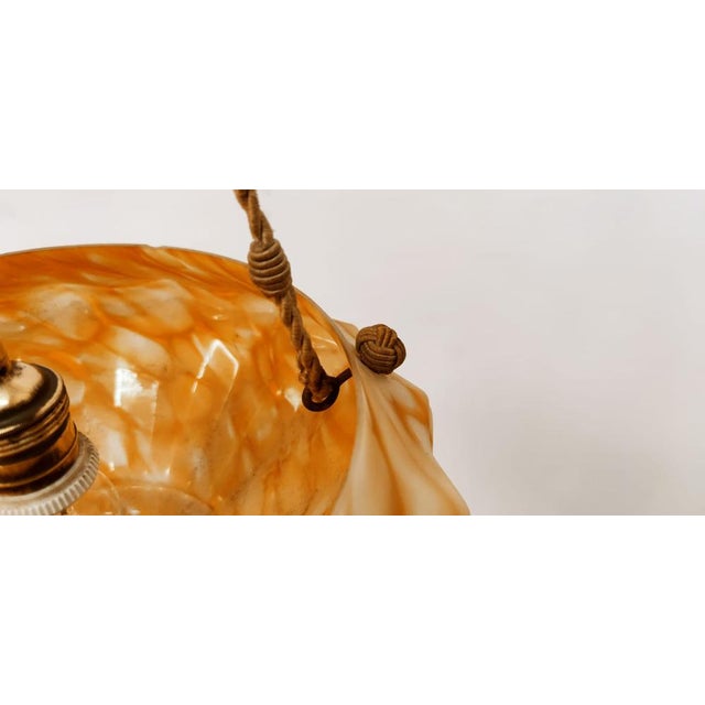 Murano Glass Suspension with Silk Rope Cables For Sale - Image 18 of 18