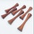 Danish Teak Cutlery Rests by Michael Bloch, Set of 6 For Sale - Image 13 of 14