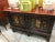 Chinese Chinese Gilt Decorated Black and Polychrome Lacquered Cabinet or Sideboard For Sale - Image 3 of 8