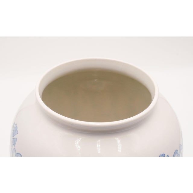 Royal Delft Large Blue & White Tobacco Jar C-49 With Brass Lid For Sale - Image 9 of 12