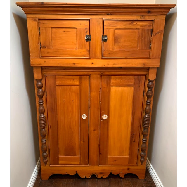 Mid 19th Century Canadian Pine Cupboard