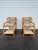 Mid-Century Modern Vintage Mid-Century Modern 3-Tier Bamboo & Rattan Side Tables - A Pair For Sale - Image 3 of 9