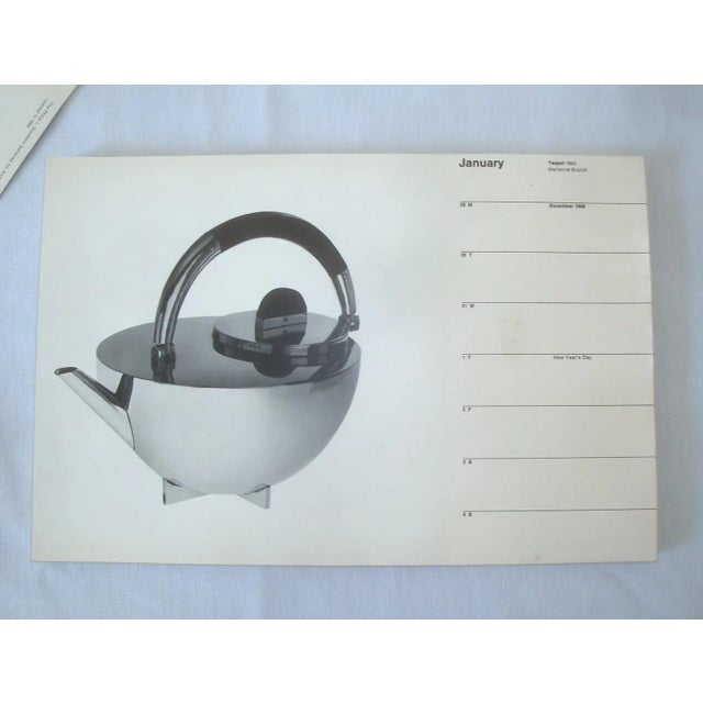 Plastic 1970 MidCentury Modern Design Lucite Calendar For Sale - Image 7 of 13