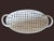 Trompe Loleil Ceramic Woven Basket Tray With Handles For Sale - Image 15 of 16