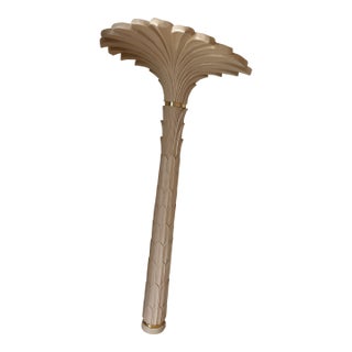 1980s Style after Serge Roche Palm Wall Torchiere Floor Lamp For Sale