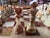 Vintage Mexican Banded Onyx & White Calcite Hand-Carved Chess Set, 1960s–70s For Sale - Image 11 of 18
