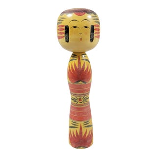 Vintage Naruko Wood Kokeshi Doll by Shigekichi Hayashi For Sale
