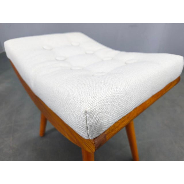 Mid-Century Maple Wood Stools, Former Czechoslovakia, 1960s, Set of 2 For Sale - Image 12 of 16