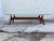 Brown Mid Century Modern Slotted Coffee Table With Surfboard Glass Top | in Harvey Probber Style For Sale - Image 8 of 12