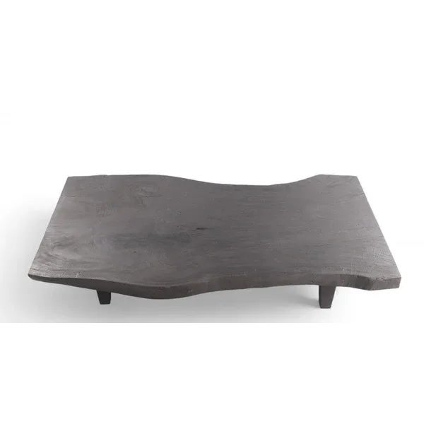 Wood One Slab Living Edge 78 Inch Long Coffee Table For Sale - Image 7 of 11