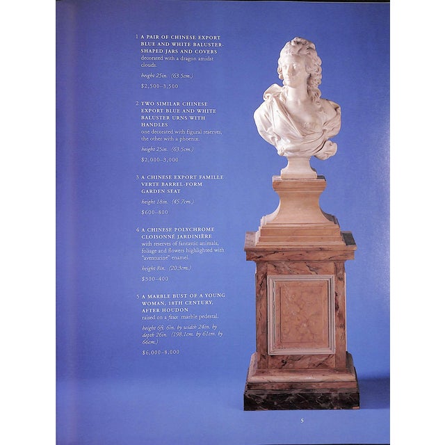 The Collection of Villa Fiorentina, Cap Ferrat 2001 Sotheby's New York For Sale - Image 9 of 9