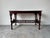 1960s Vintage Chinese Carved Solid Mahogany Console Table With Latticework Details For Sale - Image 5 of 12