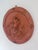 A beautifully modeled Italian Neoclassical terracotta relief plaque depicting Flora, the Roman goddess of flowers and...