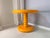 Yellow Round Yellow Plastic Coffee Table by Peter Ghyczy For Sale - Image 8 of 8