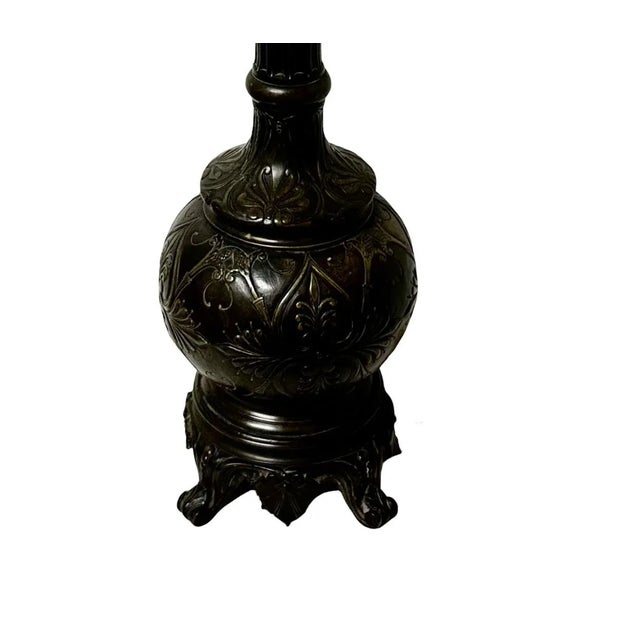 Early 20th Century Vintage French Empire Lamp For Sale - Image 4 of 7