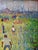 A Hopeful Pointillist Painting After Georges Seurat’s “Sunday Afternoon…” by Brenda Joysmith For Sale - Image 4 of 10